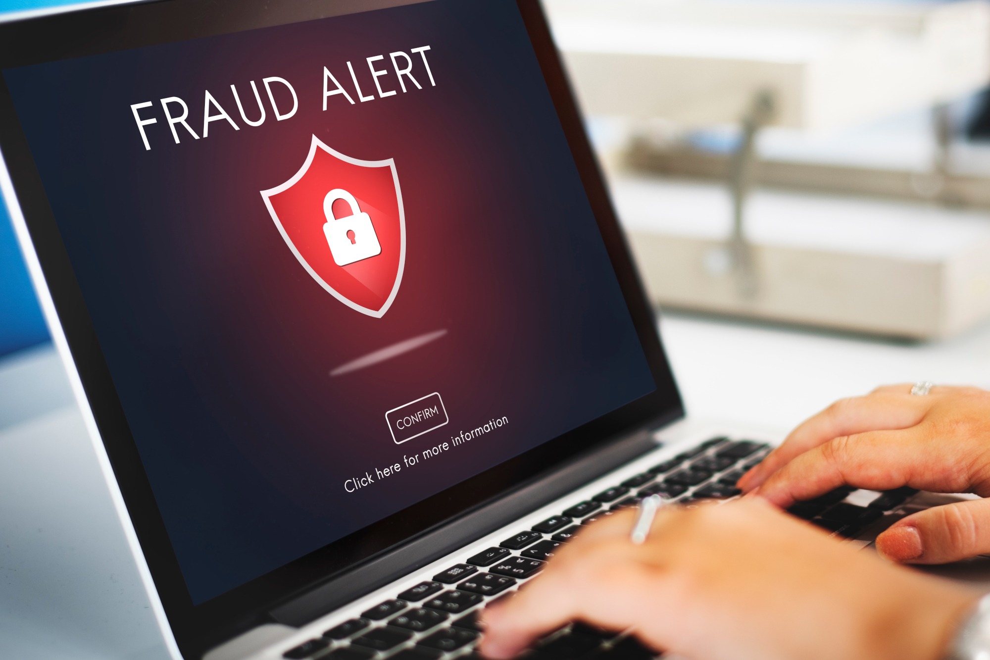 Fraud Scam Phishing Caution Deception Concept